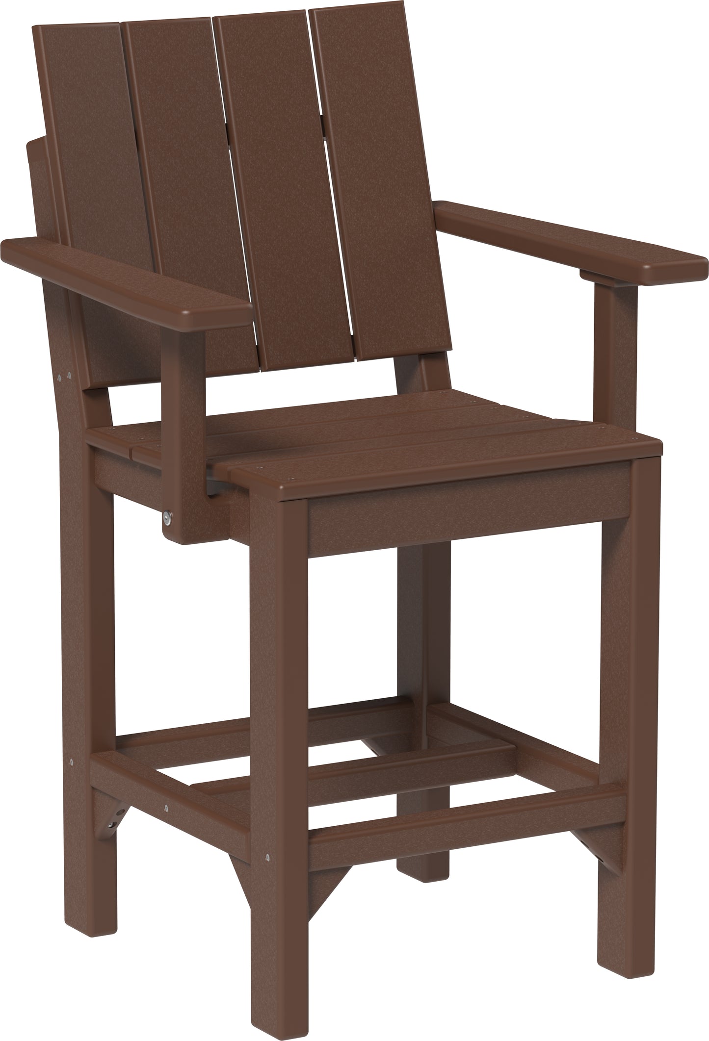 Urban Arm Chair Chestnut Brown / Counter Height