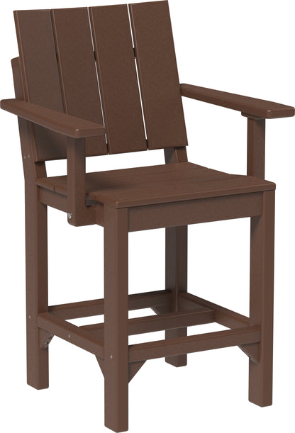 Urban Arm Chair Chestnut Brown / Counter Height