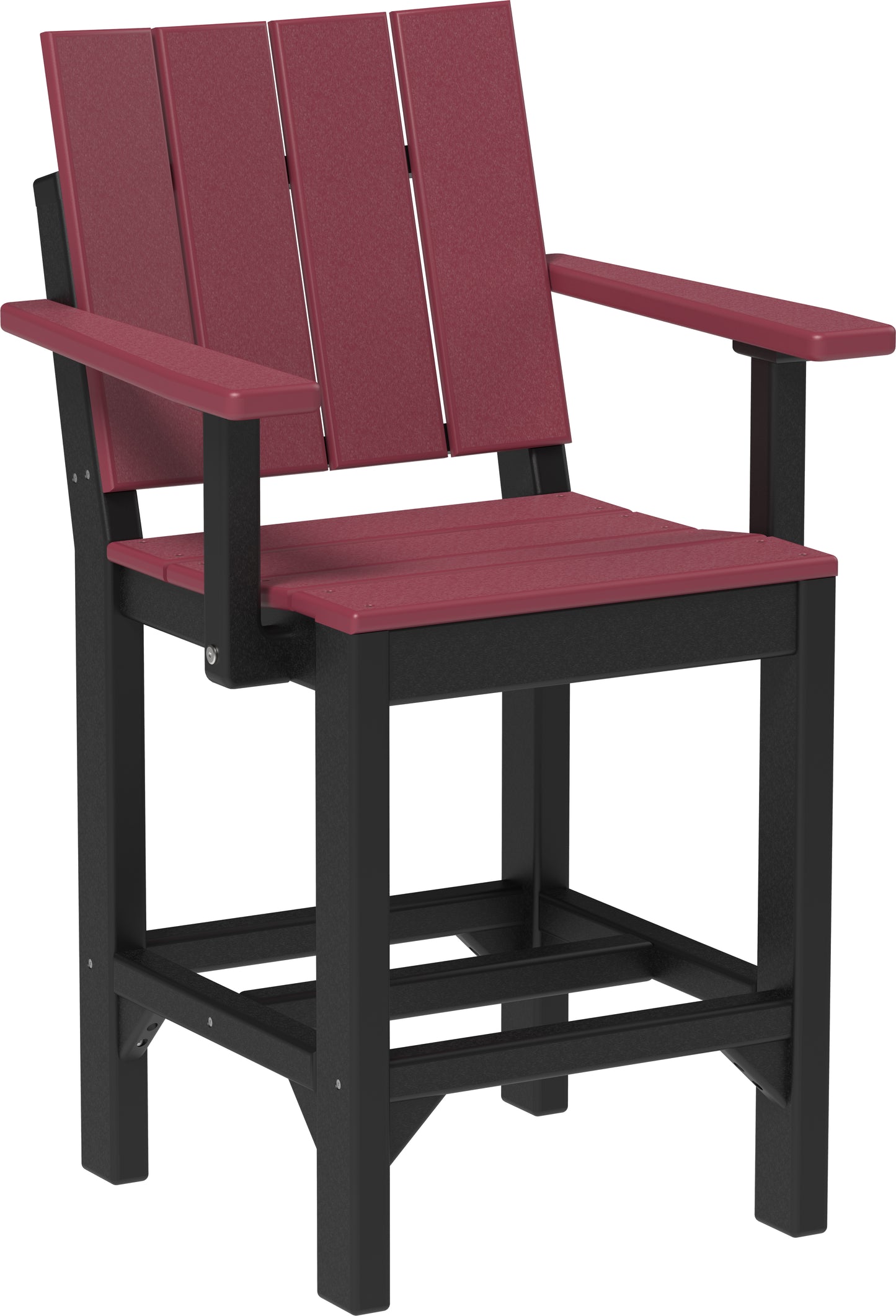 Urban Arm Chair Cherrywood & Black / Counter Height