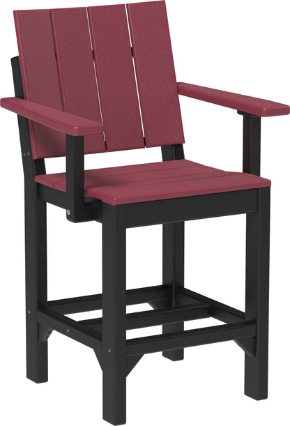 Urban Arm Chair Cherrywood & Black / Counter Height