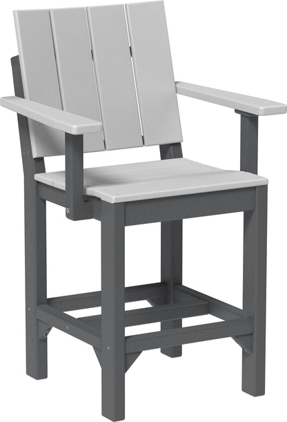 Urban Arm Chair Dove Gray & Slate / Counter Height