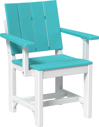 Urban Arm Chair Aruba Blue & White / Dining Height