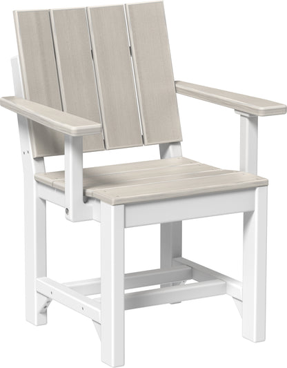 Urban Arm Chair Birch & White / Dining Height
