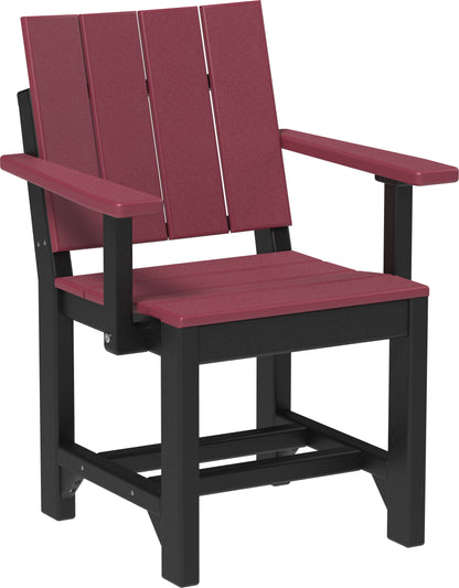 Urban Arm Chair Cherrywood & Black / Dining Height