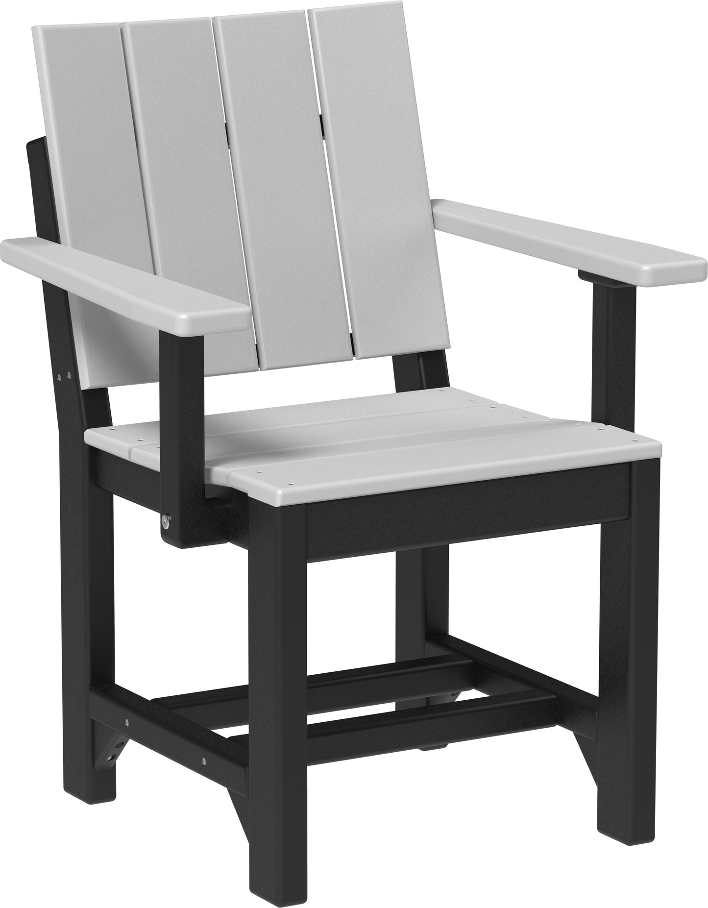 Urban Arm Chair Dove Gray & Black / Dining Height