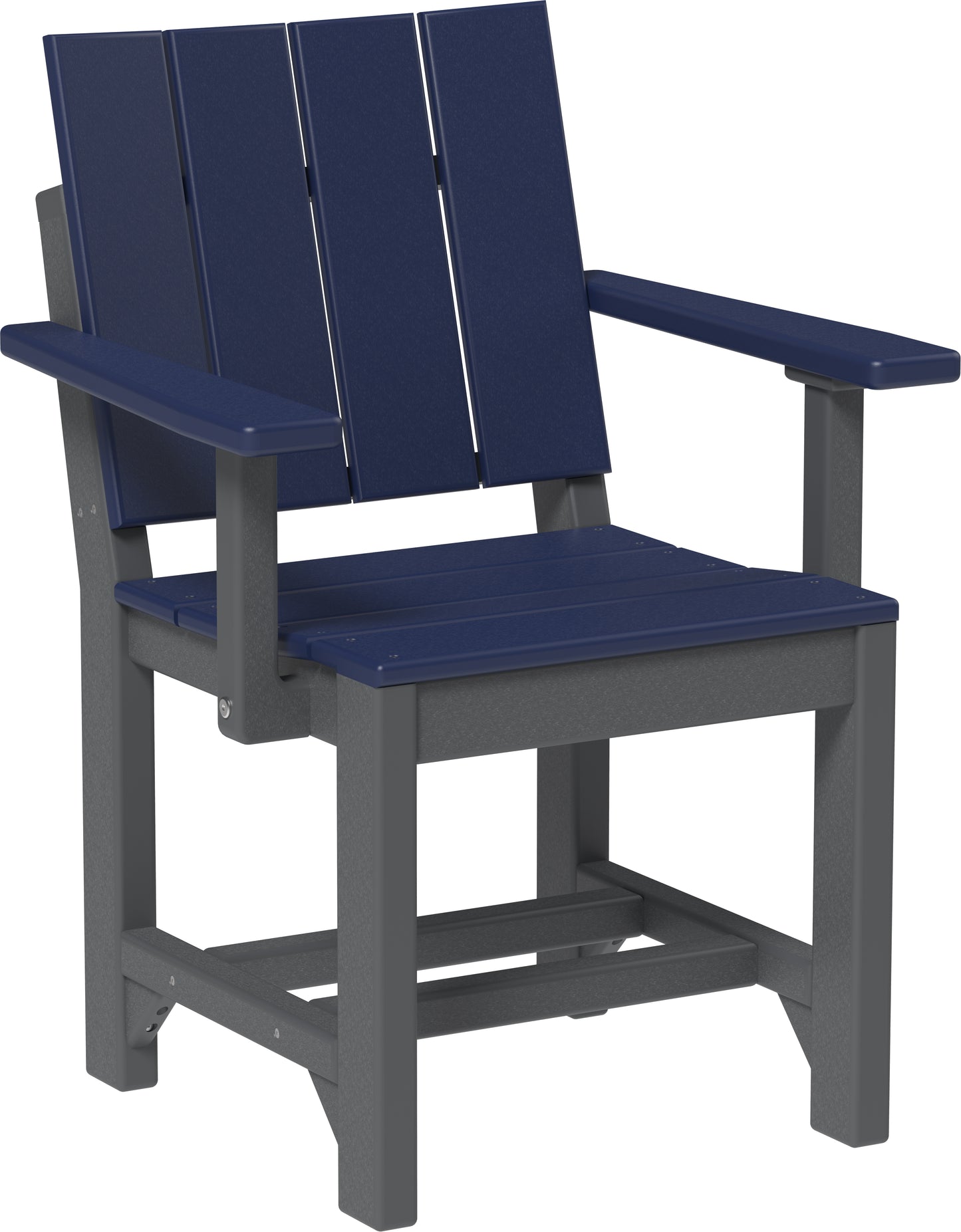 Urban Arm Chair Patriot Blue & Slate / Dining Height