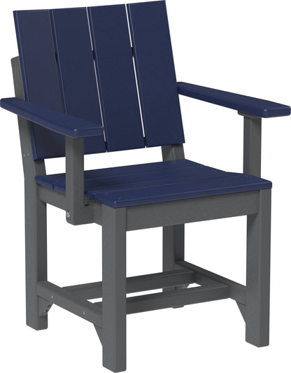 Urban Arm Chair Patriot Blue & Slate / Dining Height