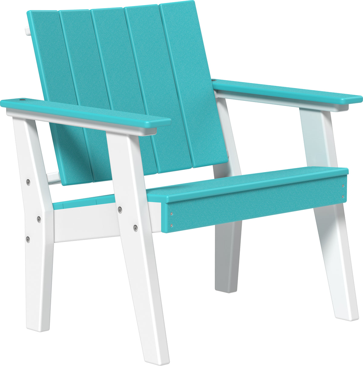 Urban Chat Chair Aruba Blue & White
