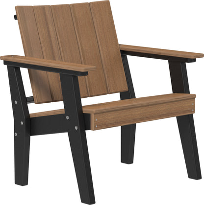 Urban Chat Chair Antique Mahogany & Black