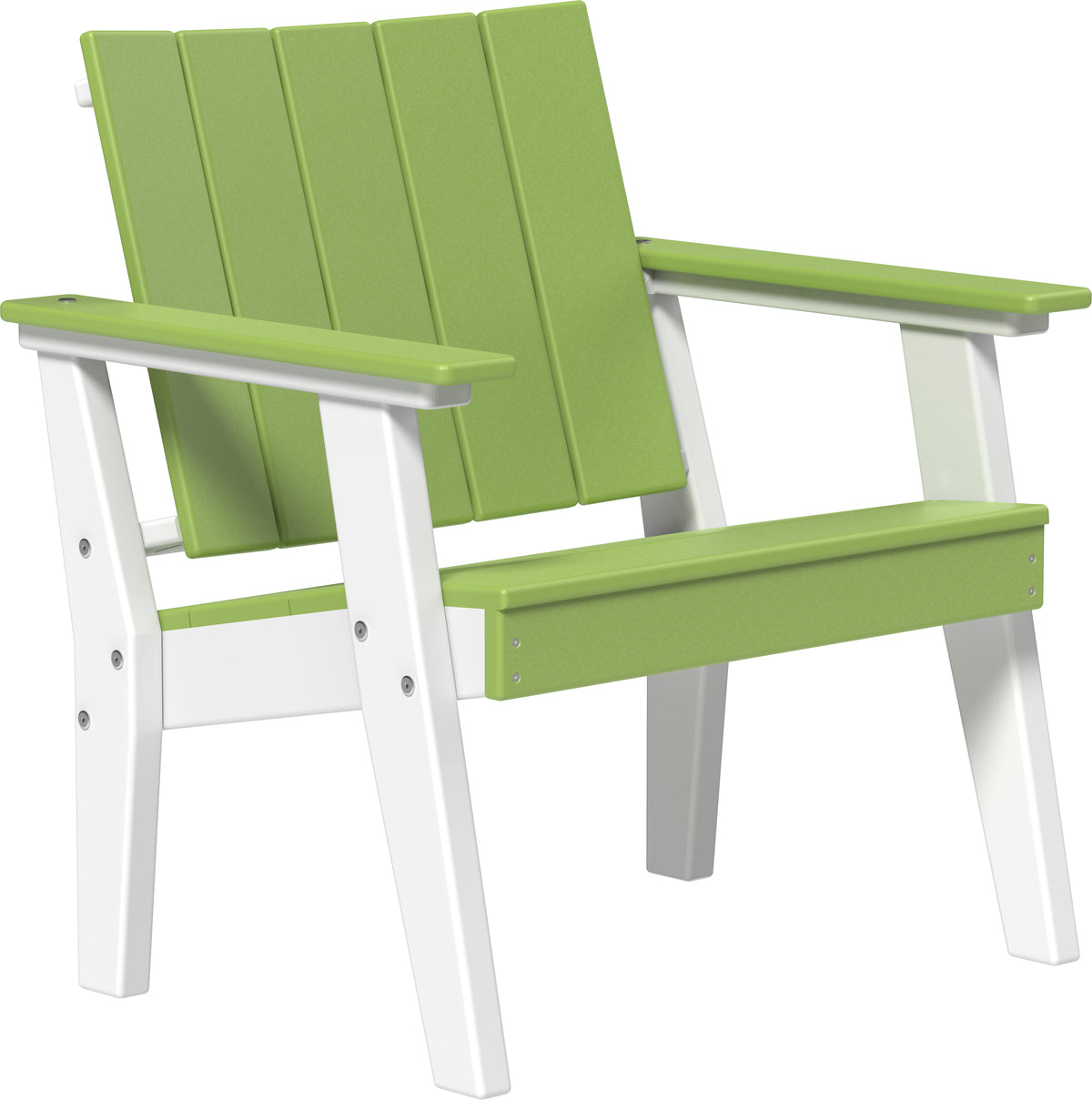 Urban Chat Chair Lime Green & White