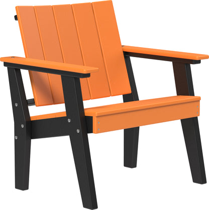 Urban Chat Chair Tangerine & Black
