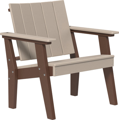 Urban Chat Chair Weatherwood & Chestnut Brown