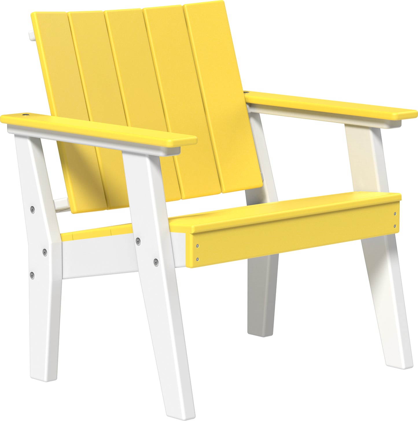 Urban Chat Chair Yellow & White