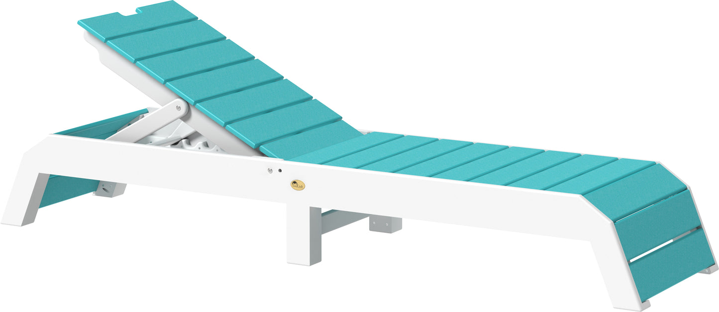 Urban Chaise Lounge Aruba Blue & White