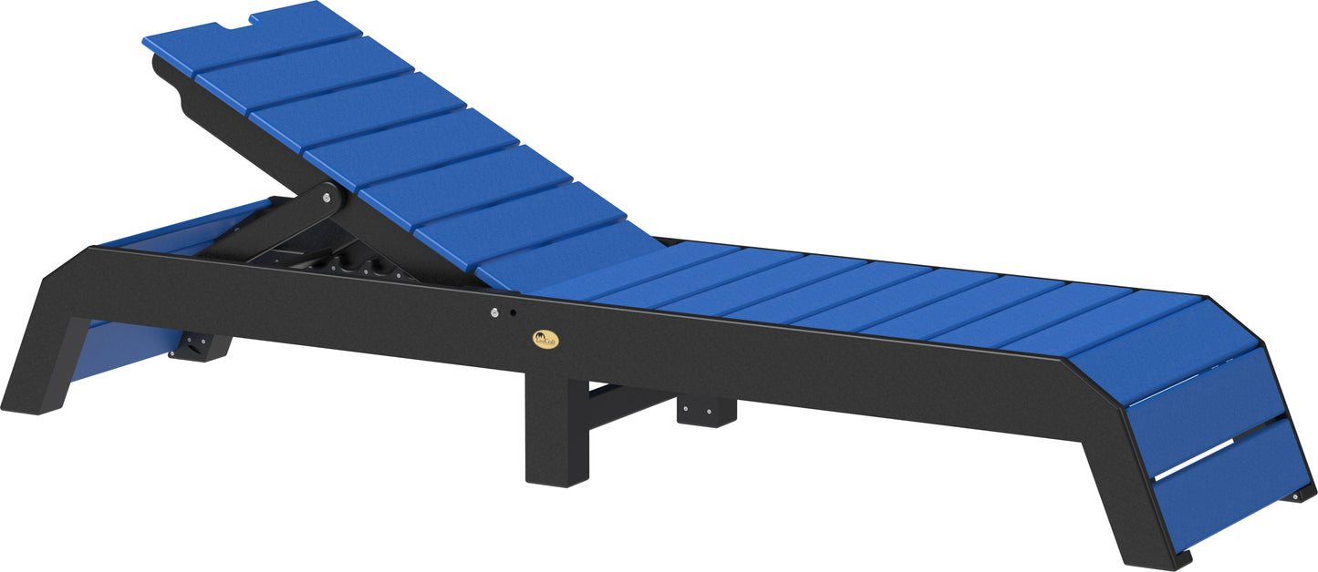 Urban Chaise Lounge Blue & Black