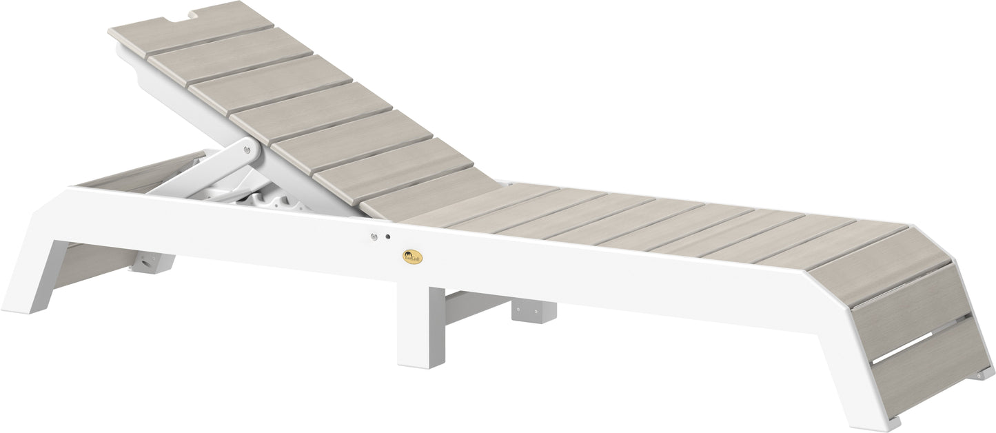 Urban Chaise Lounge Birch & White