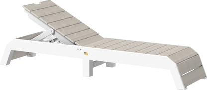 Urban Chaise Lounge Birch & White