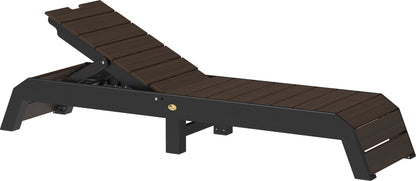 Urban Chaise Lounge Brazilian Walnut & Black