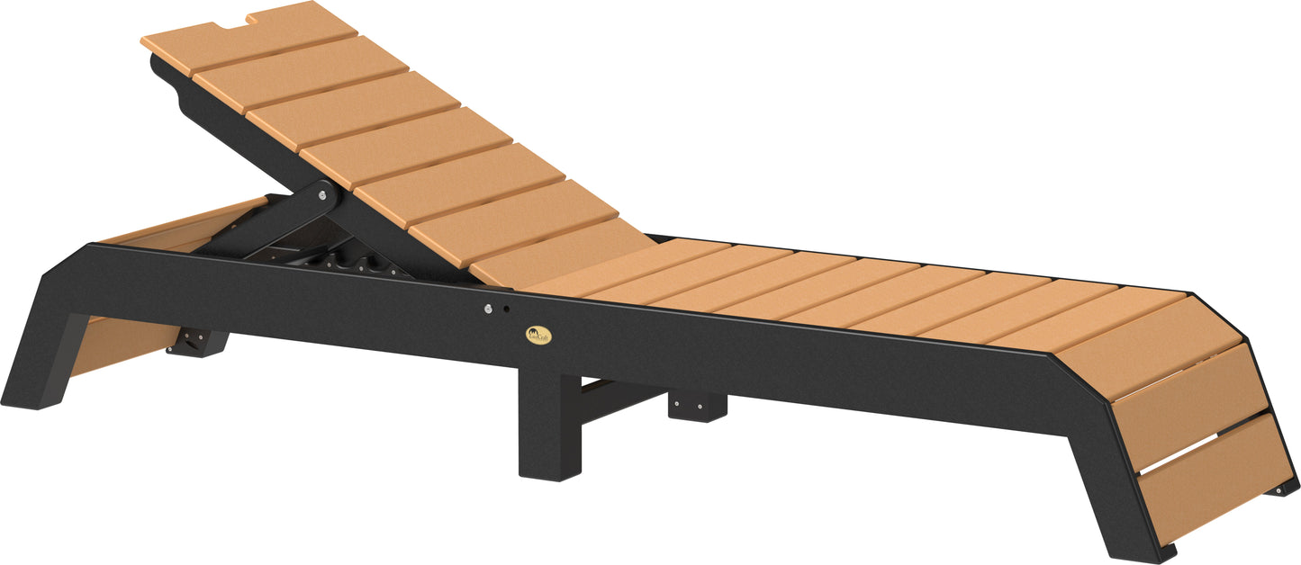 Urban Chaise Lounge Cedar & Black