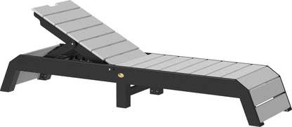 Urban Chaise Lounge Dove Gray & Black