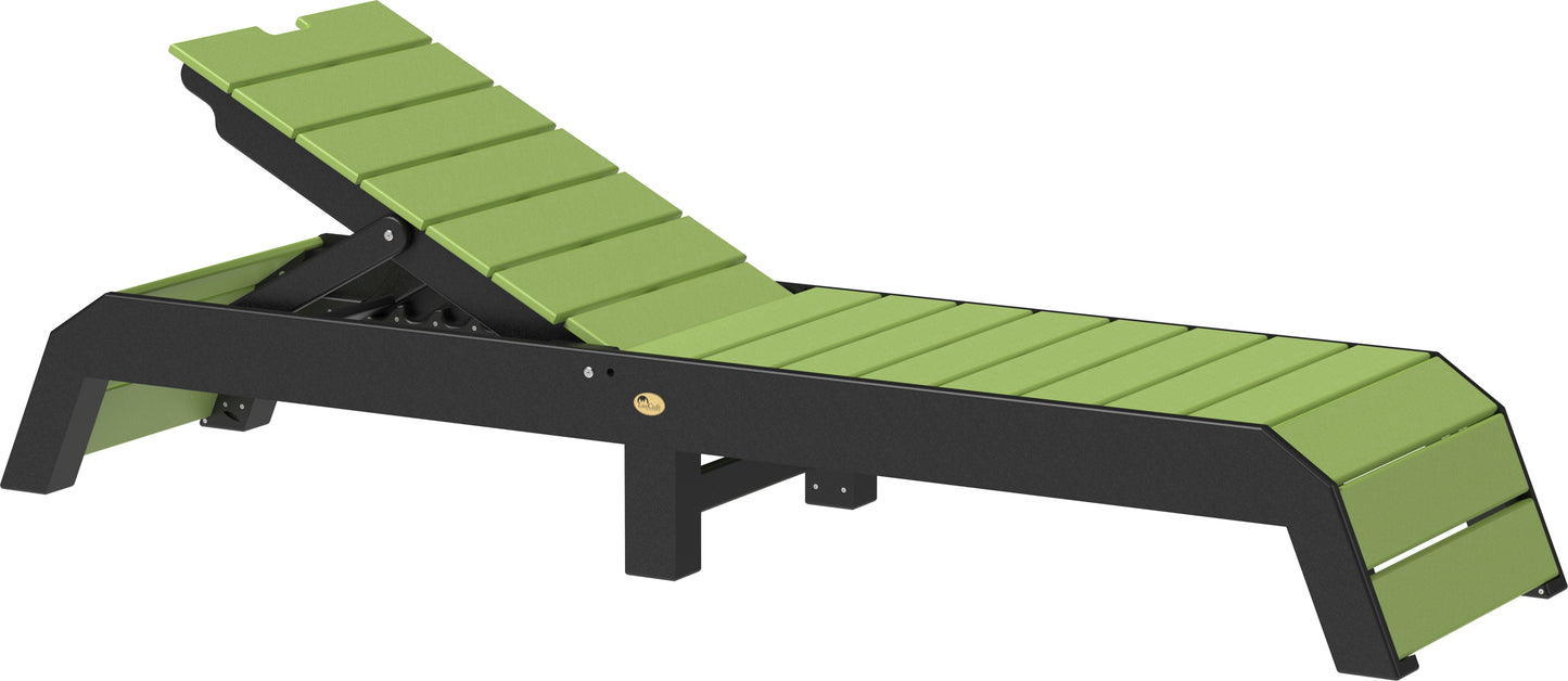 Urban Chaise Lounge Lime Green & Black