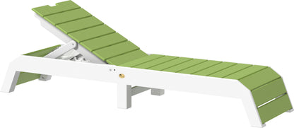 Urban Chaise Lounge Lime Green & White