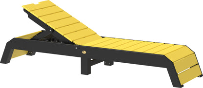 Urban Chaise Lounge Yellow & Black