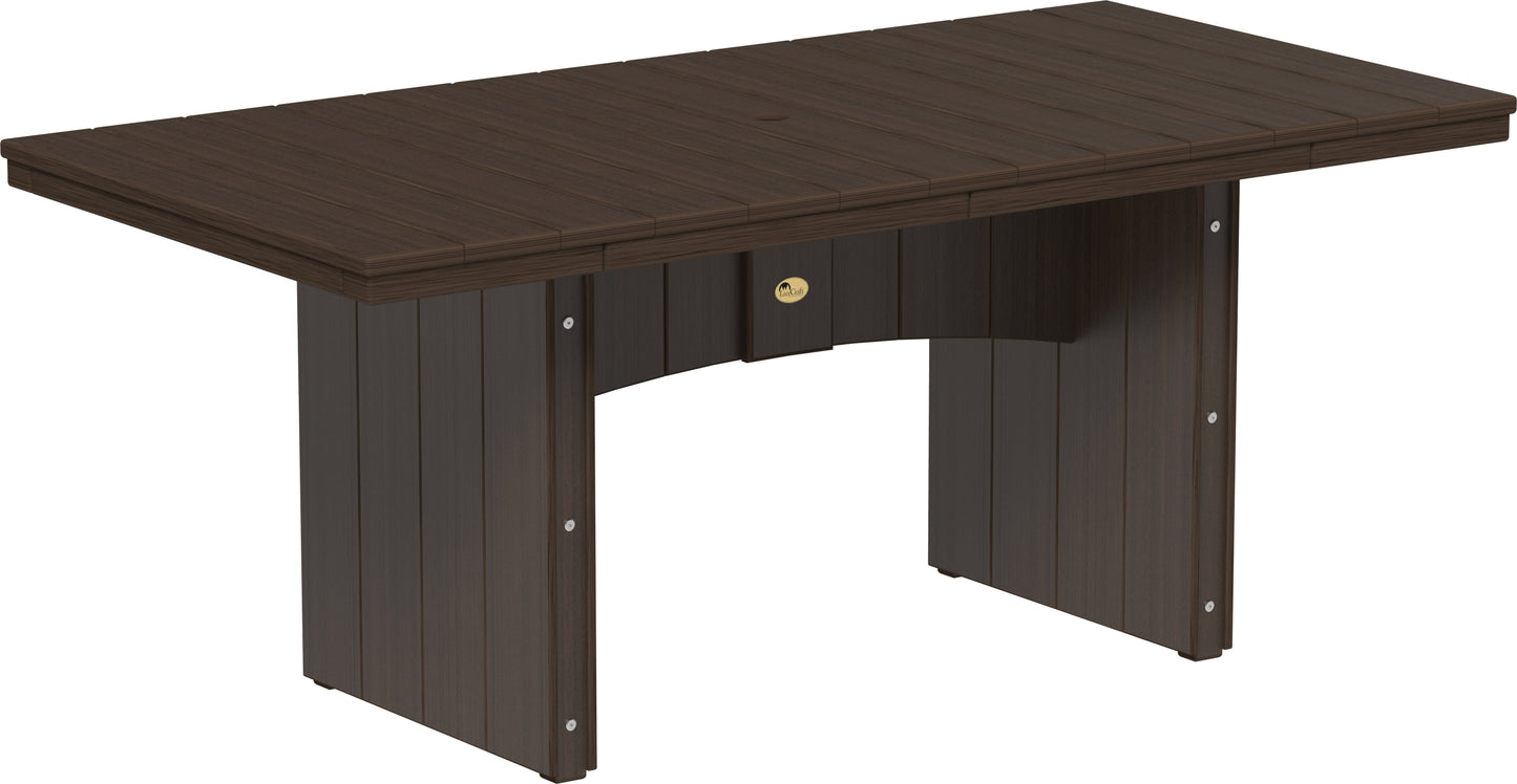 Urban Dining Table (3' x 6' Rectangular) Brazilian Walnut / Dining Height