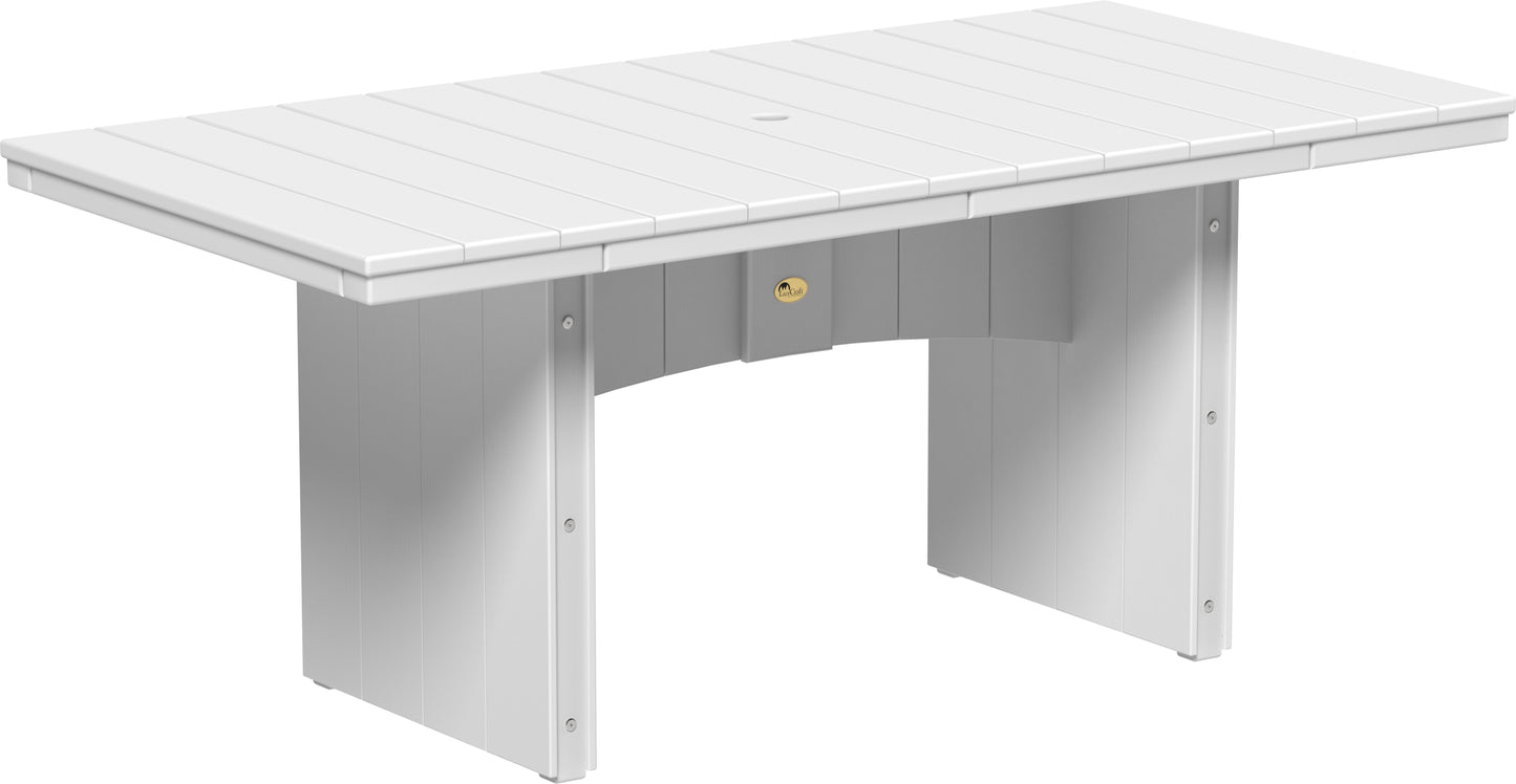 Urban Dining Table (3' x 6' Rectangular) White / Dining Height