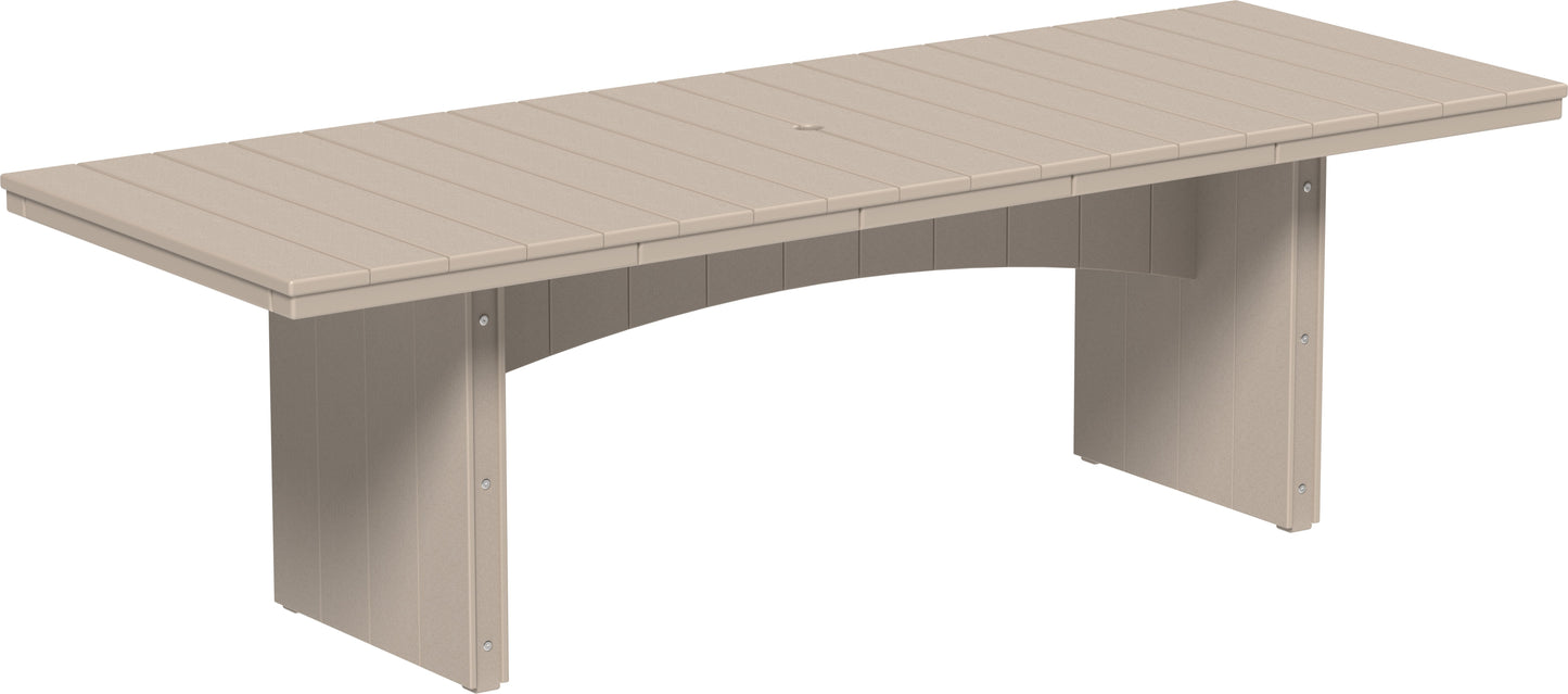 Urban Dining Table (3' x 8' Rectangular) Weatherwood / Dining Height
