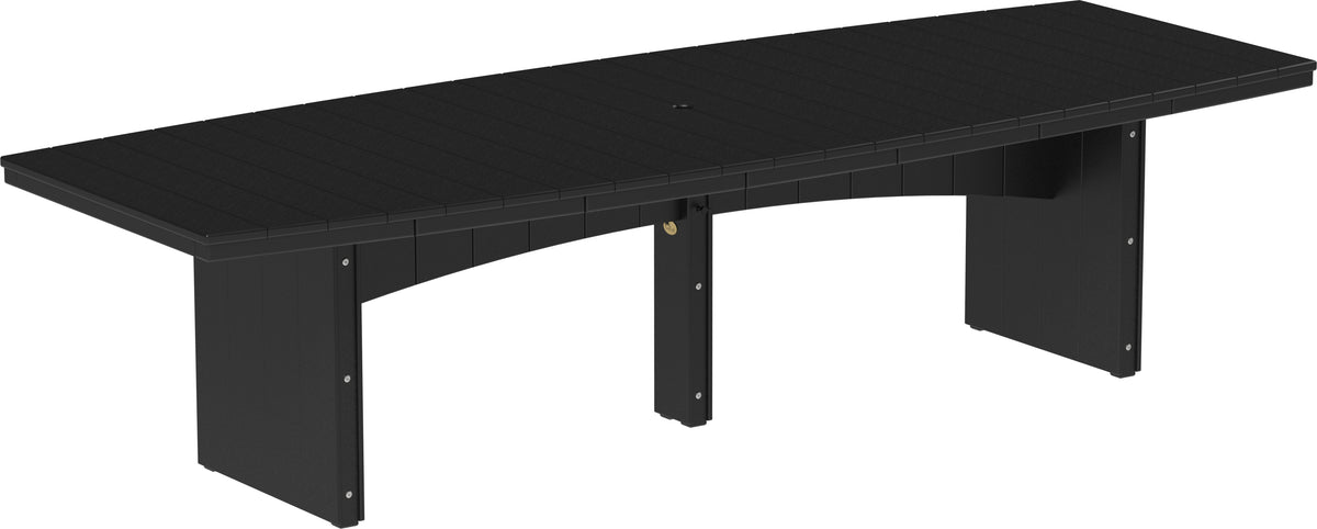 Urban Dining Table (4' x 10' Oval) Black / Dining Height