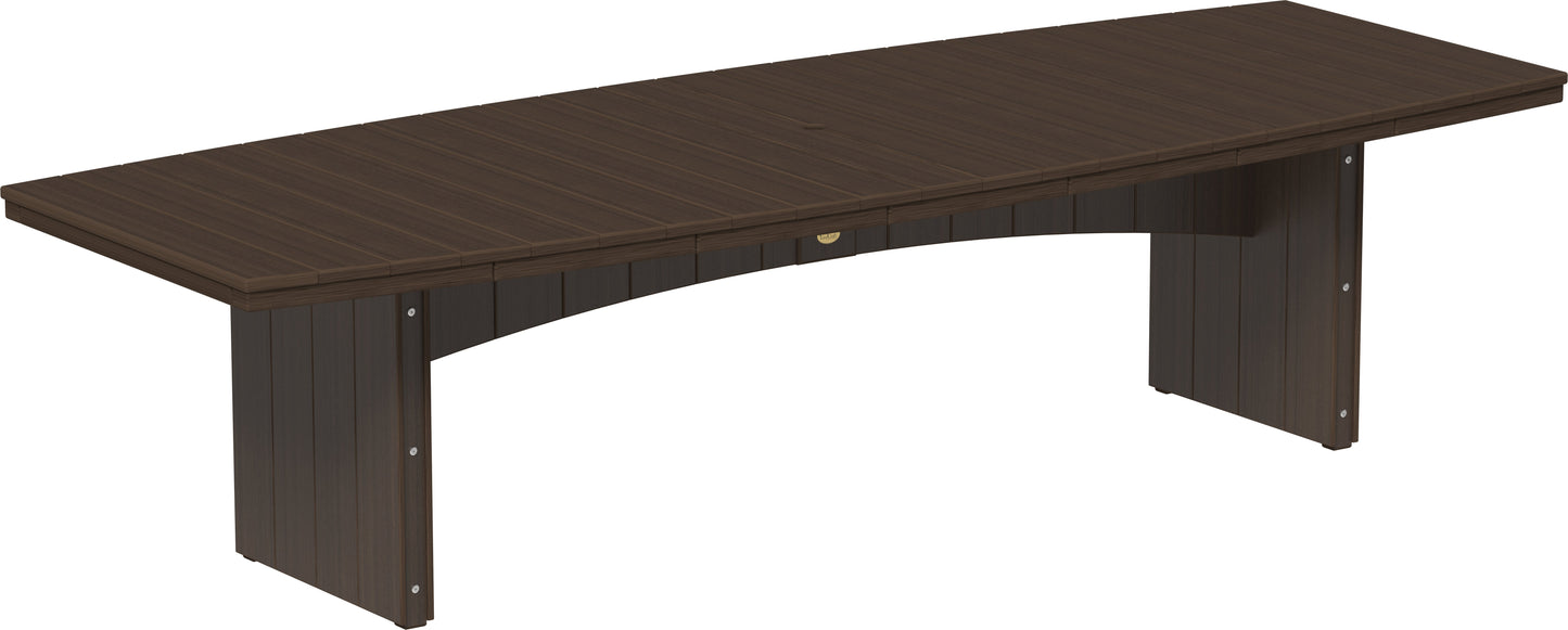 Urban Dining Table (4' x 10' Oval) Brazilian Walnut / Dining Height