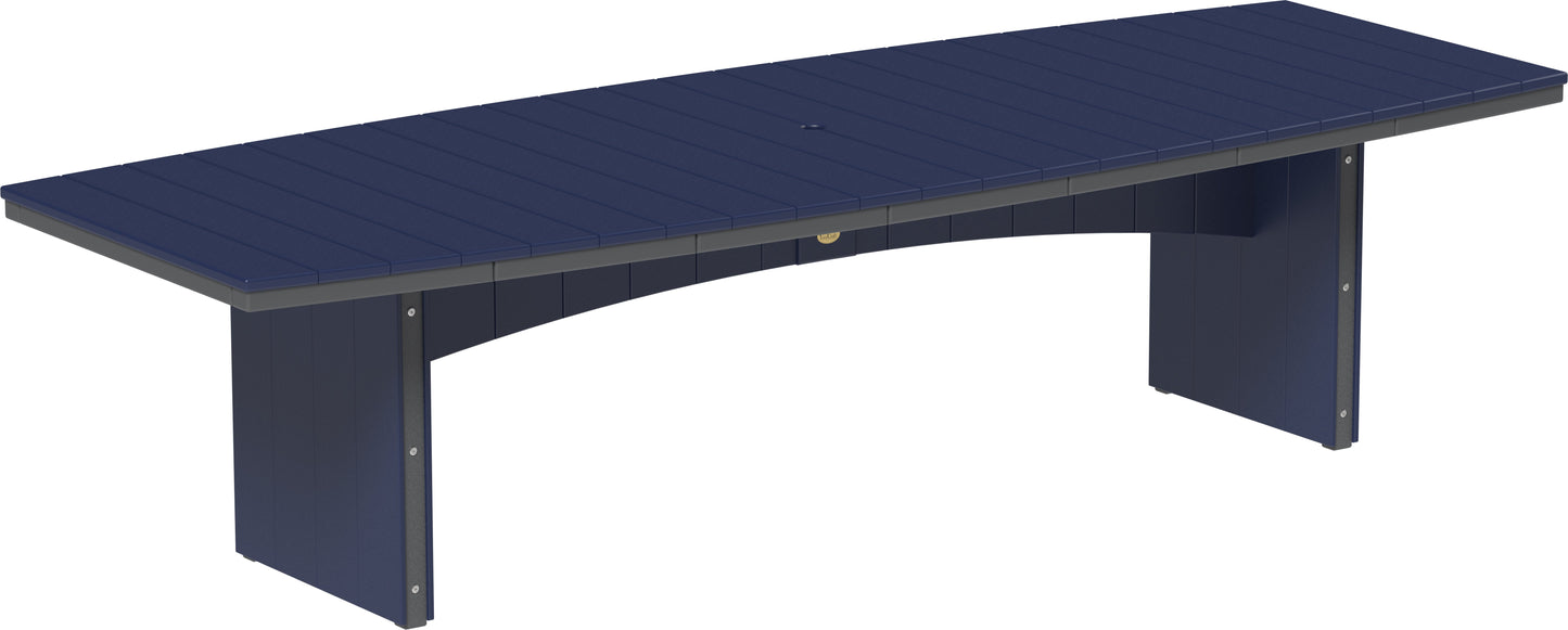 Urban Dining Table (4' x 10' Oval) Patriot Blue & Slate / Dining Height