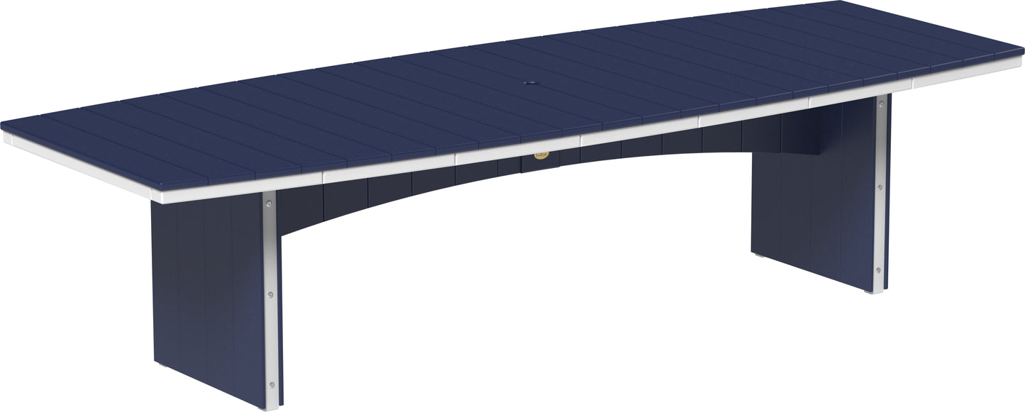 Urban Dining Table (4' x 10' Oval) Patriot Blue & White / Dining Height