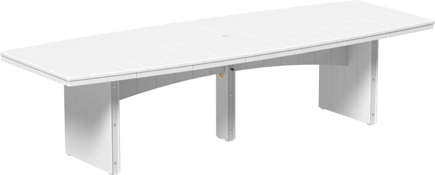 Urban Dining Table (4' x 10' Oval) White / Dining Height