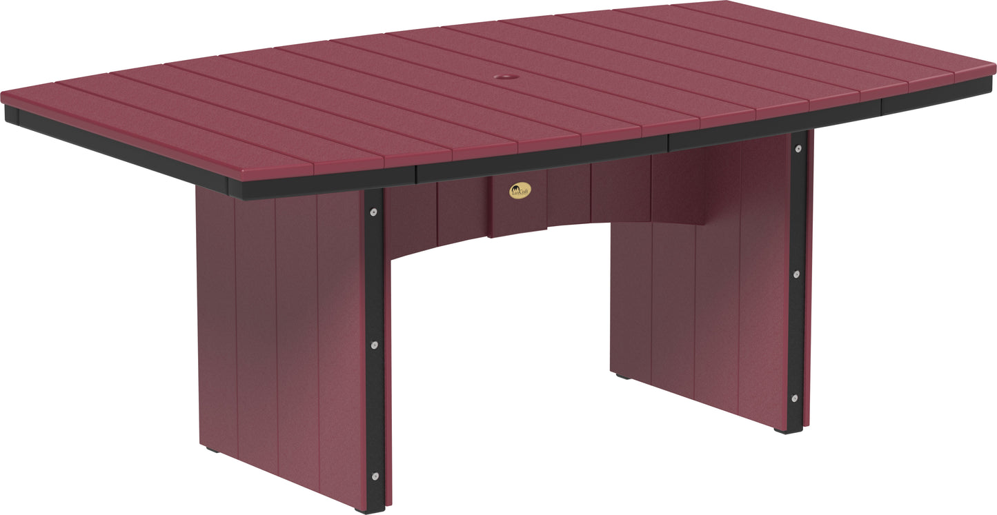 Urban Dining Table (4' x 6' Oval) Cherrywood & Black / Dining Height