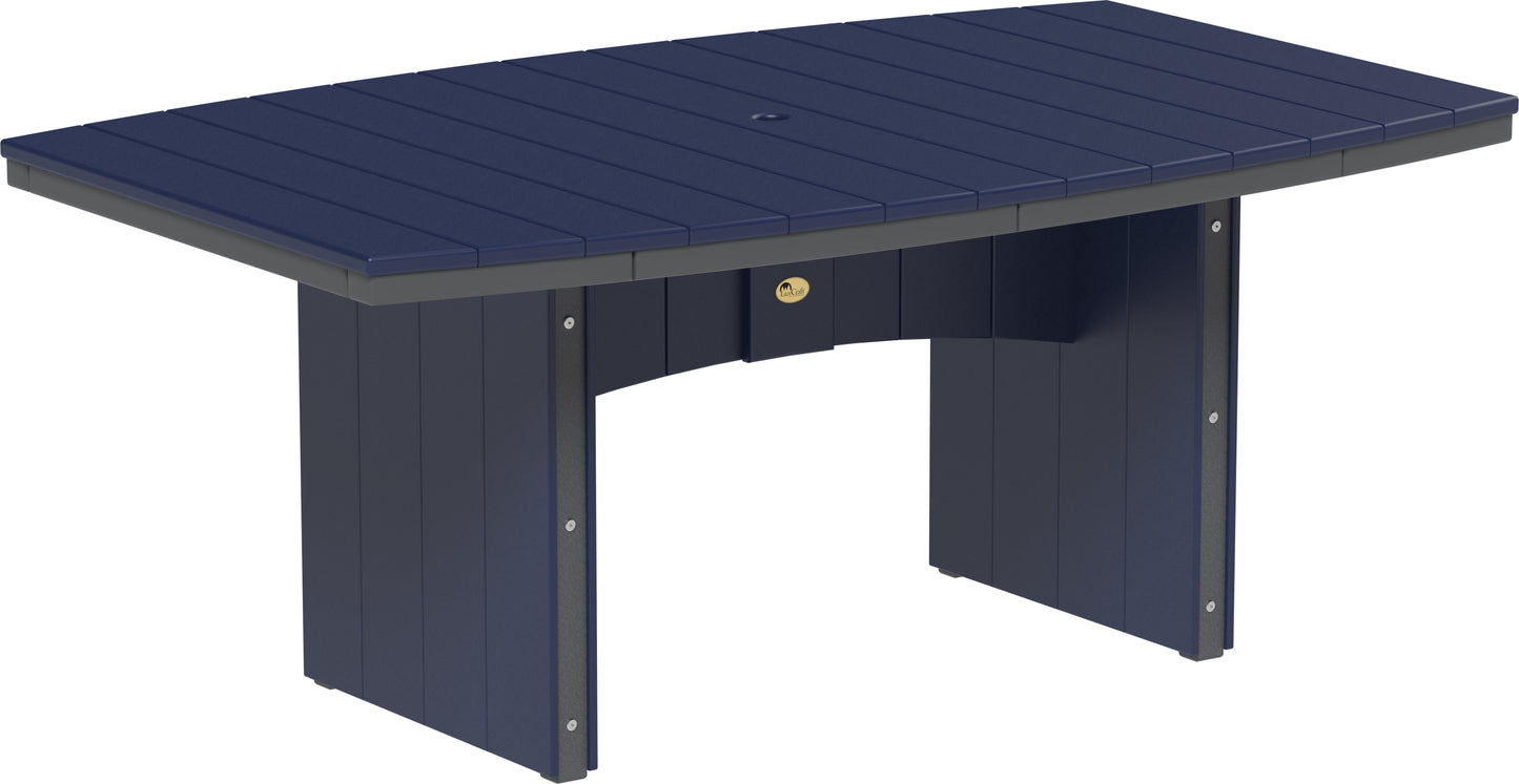 Urban Dining Table (4' x 6' Oval) Patriot Blue & Slate / Dining Height