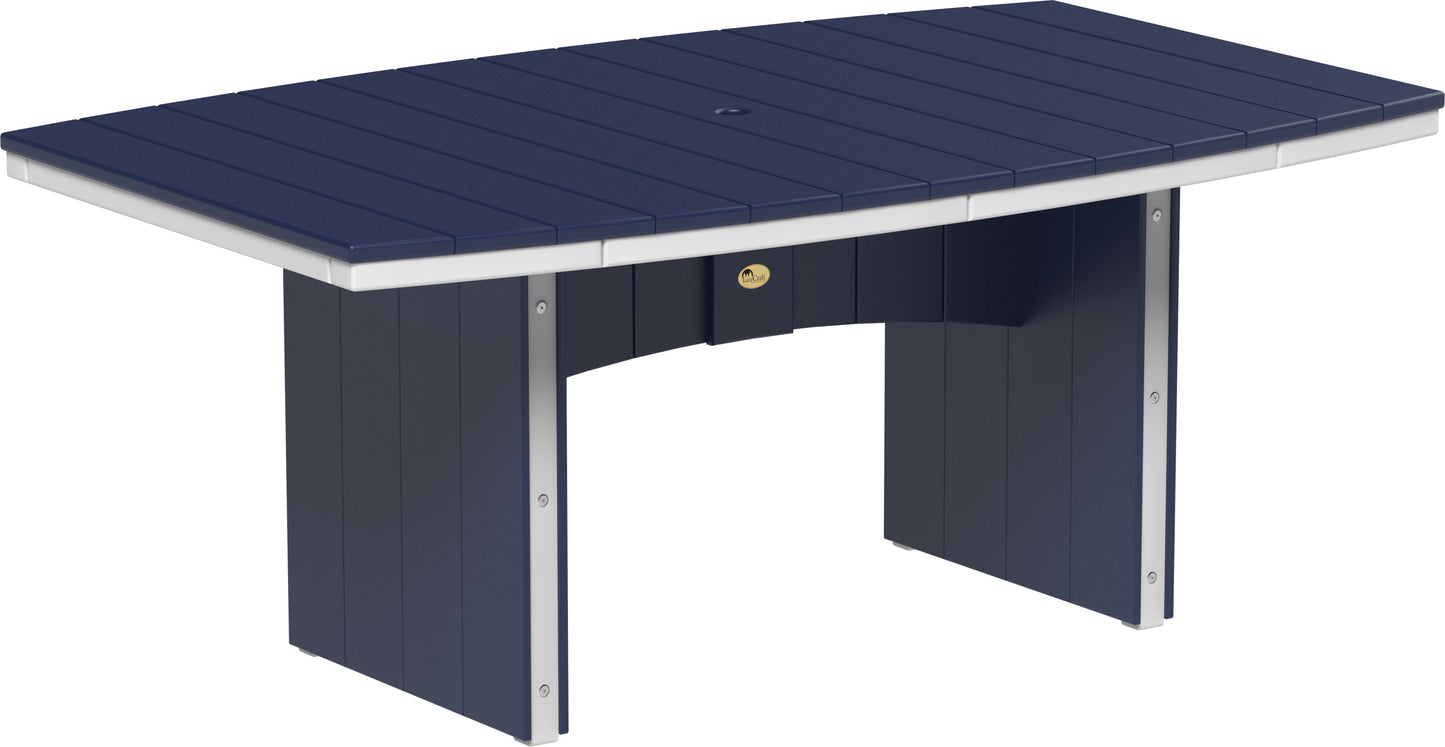 Urban Dining Table (4' x 6' Oval) Patriot Blue & White / Dining Height