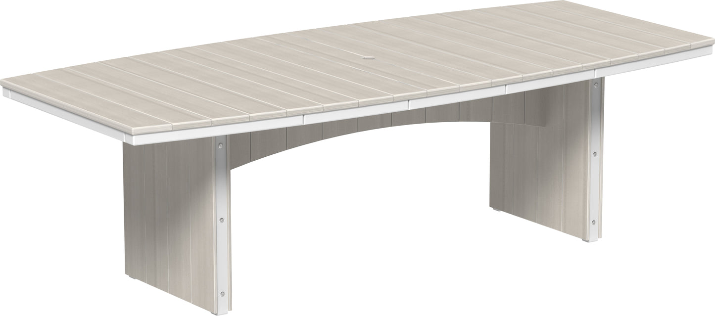 Urban Dining Table (4' x 8' Oval) Birch & White / Dining Height