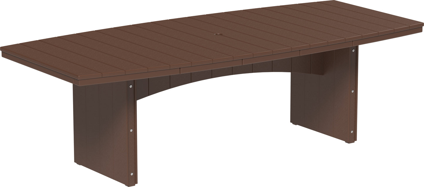 Urban Dining Table (4' x 8' Oval) Chestnut Brown / Dining Height