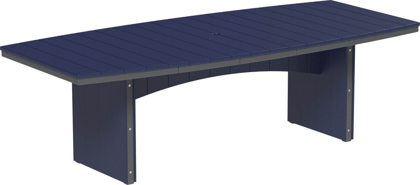 Urban Dining Table (4' x 8' Oval) Patriot Blue & Slate / Dining Height