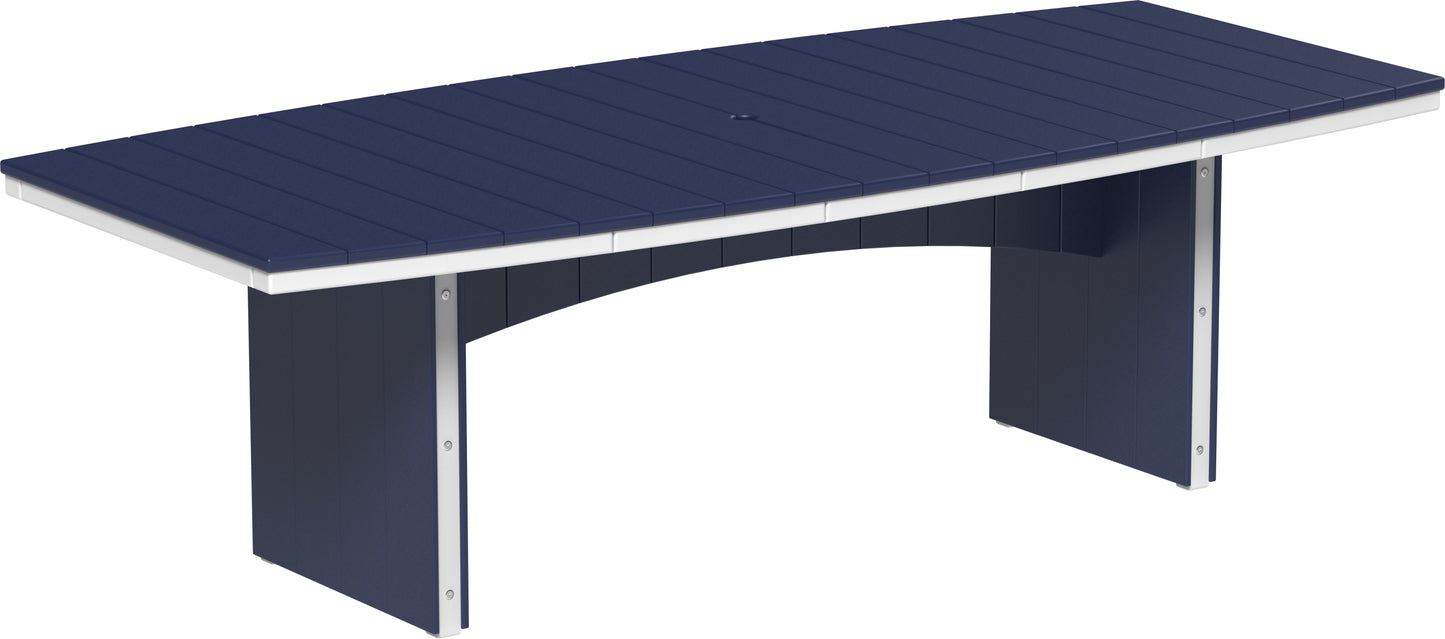 Urban Dining Table (4' x 8' Oval) Patriot Blue & White / Dining Height