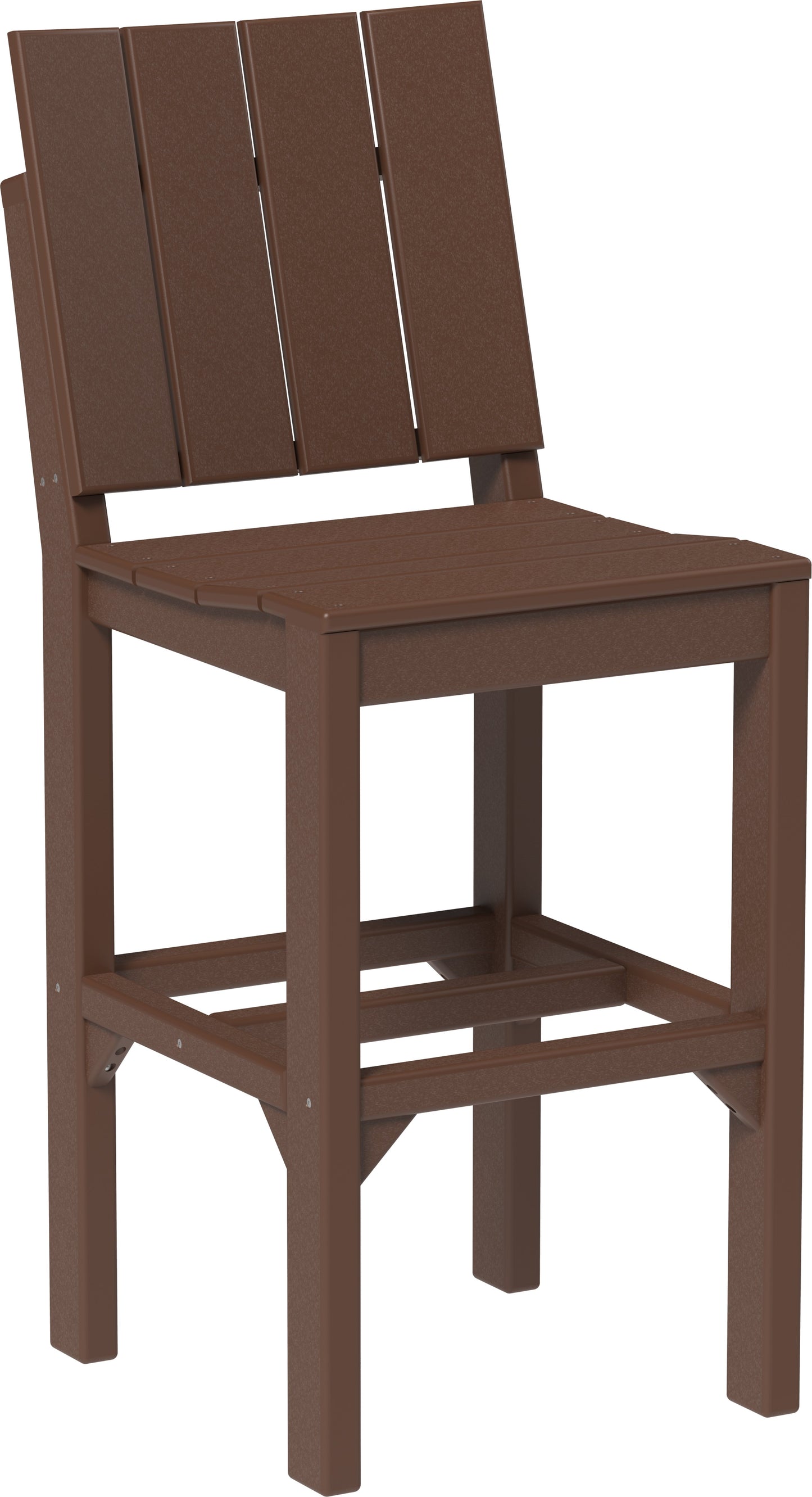 Urban Side Chair Chestnut Brown / Bar Height