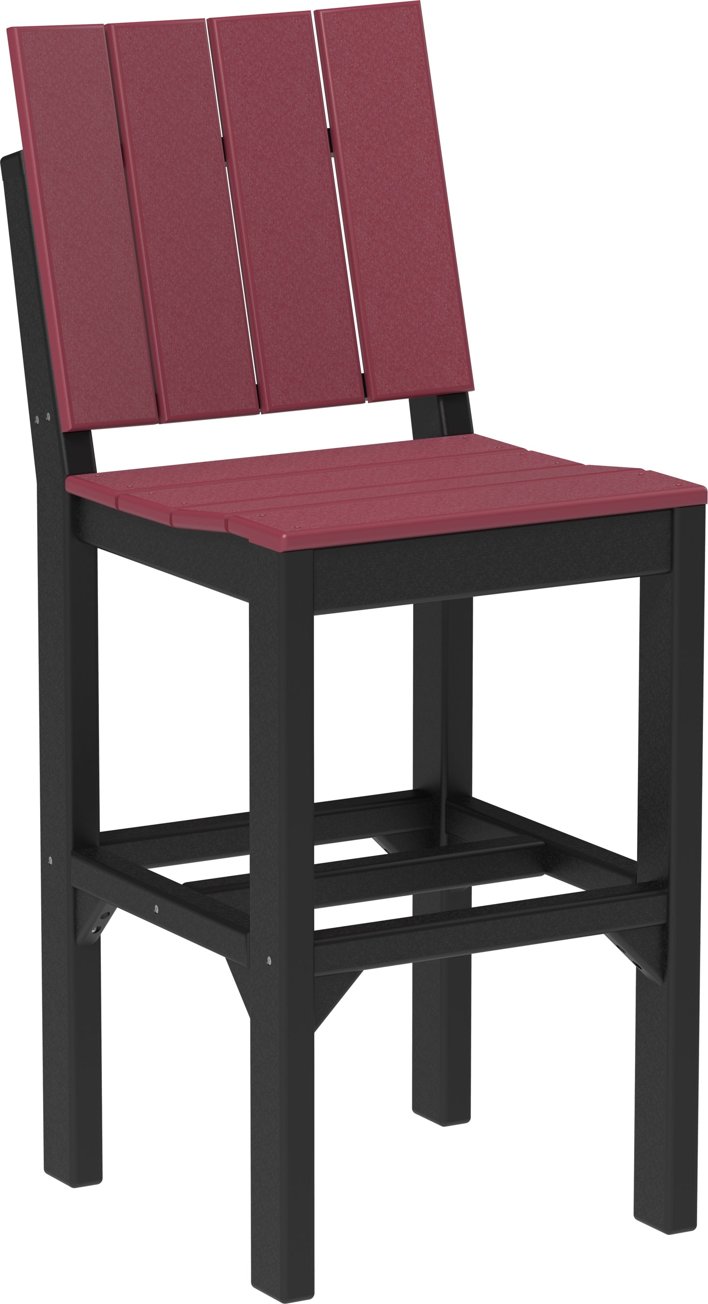 Urban Side Chair Cherrywood & Black / Bar Height