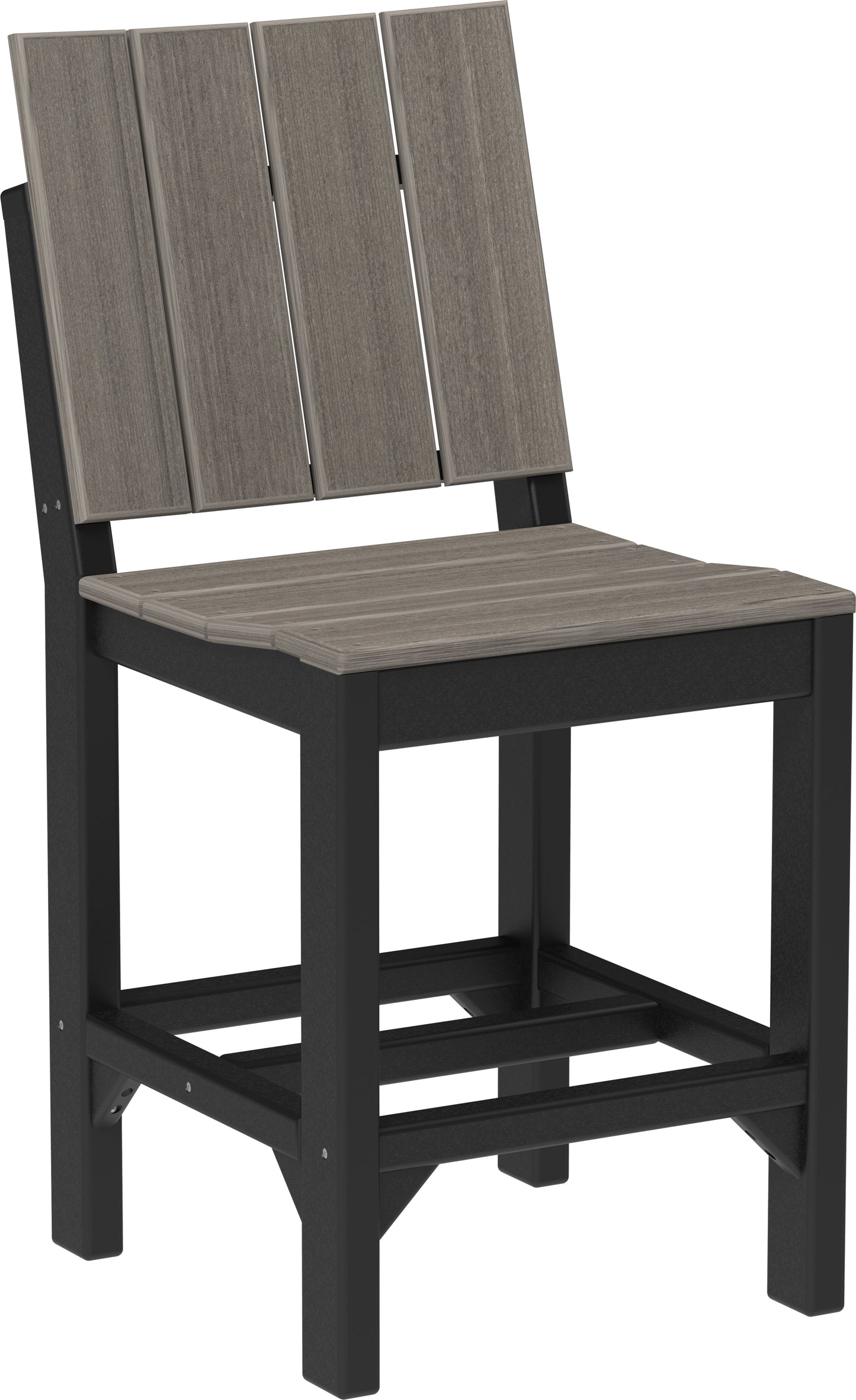 Urban Side Chair Coastal Gray & Black / Counter Height