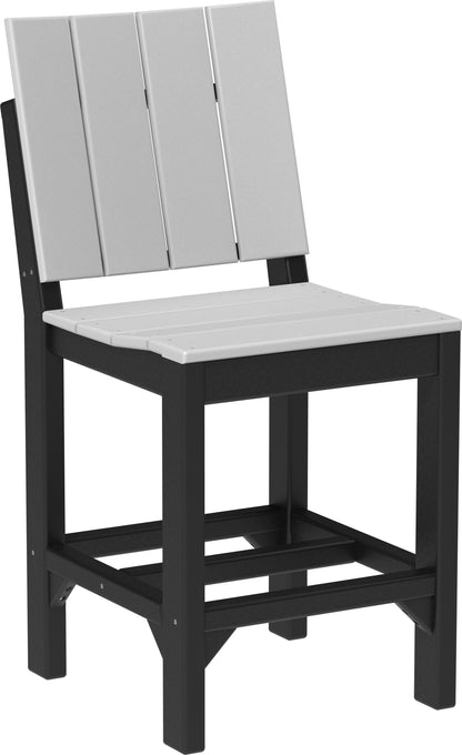 Urban Side Chair Dove Gray & Black / Counter Height