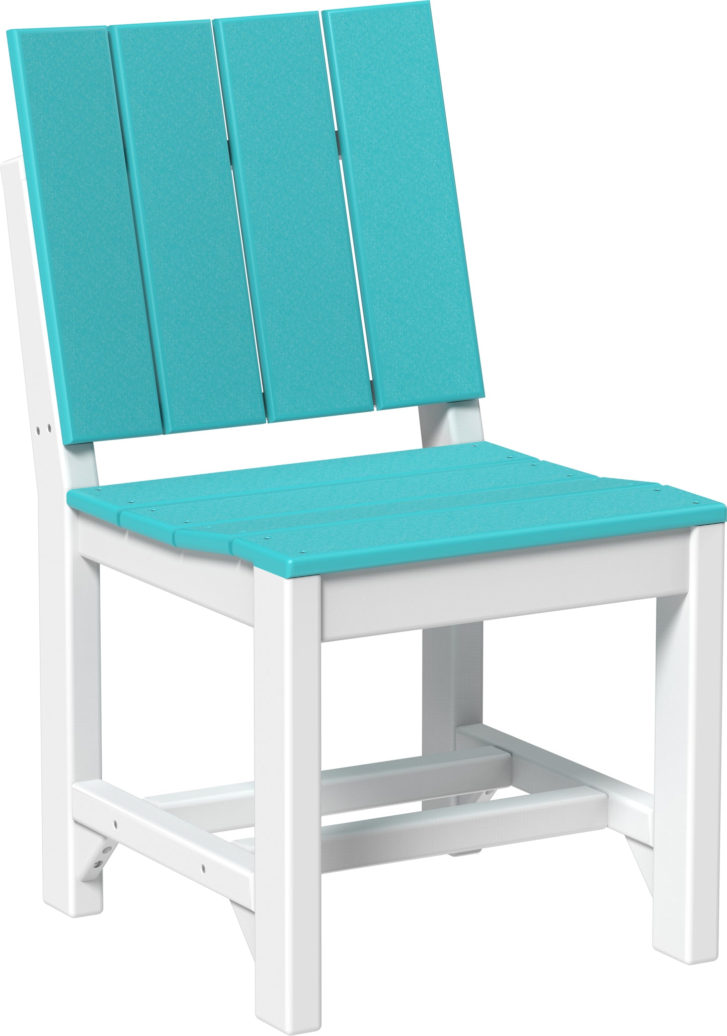 Urban Side Chair Aruba Blue & White / Dining Height