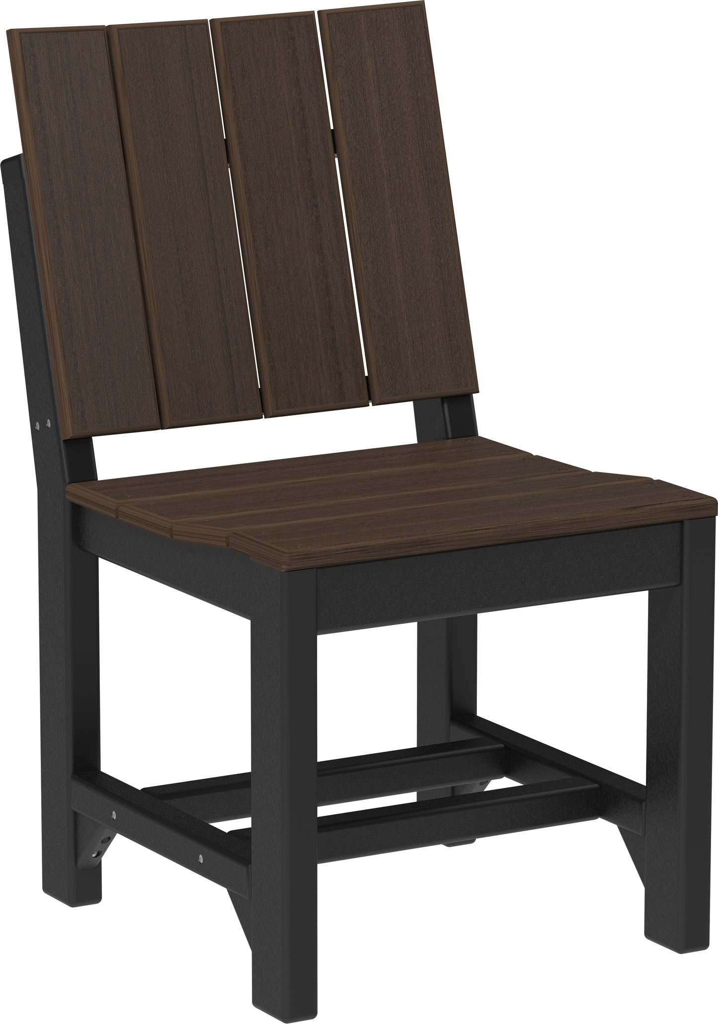 Urban Side Chair Brazilian Walnut & Black / Dining Height