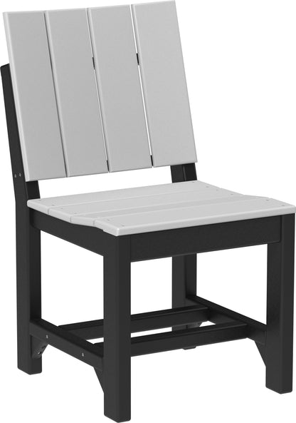 Urban Side Chair Dove Gray & Black / Dining Height