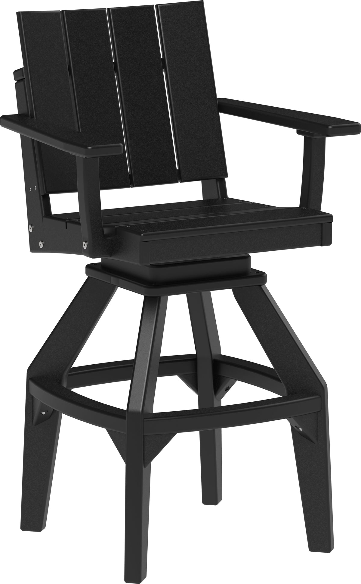 Urban Swivel Chair Black / Bar Height